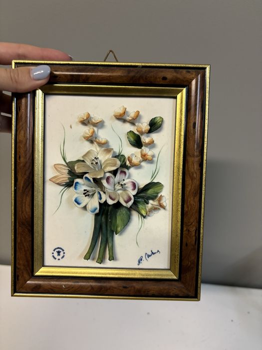 Ceramic Flower Picture Frame64564067153539122