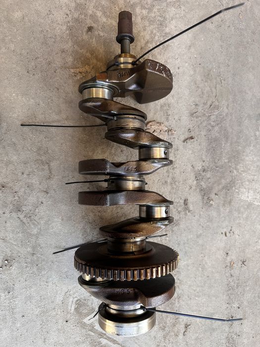 Wał korbowy bmw n43b20 i silnik na czesci