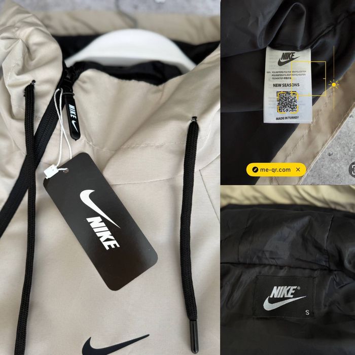Чоловіча легка вітровка, Nike з капюшоном, осінь весна, S-XXL