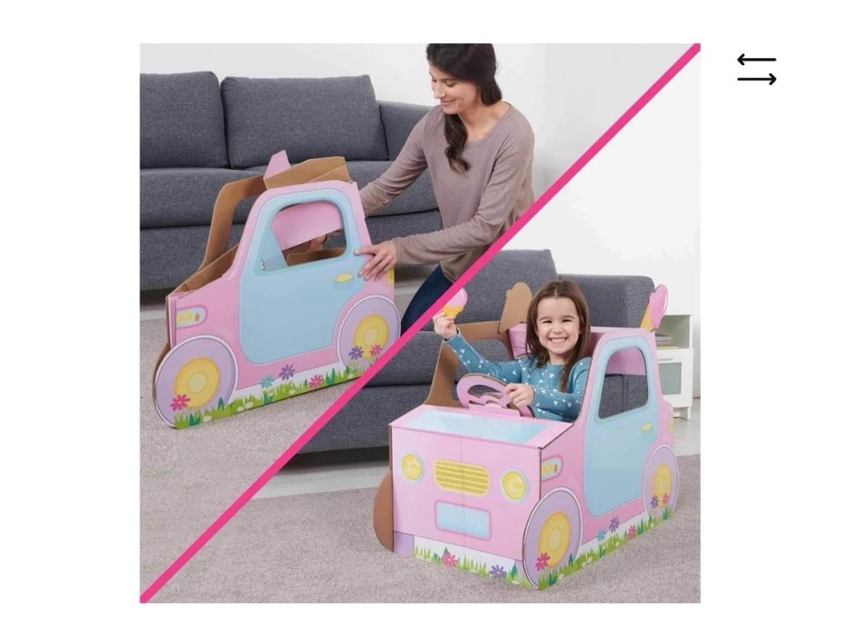 Brinquedo de Montar CONCENTRA Pop2Play Carro Rosa