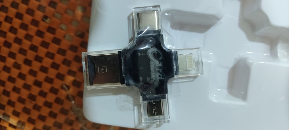 Кардридер адаптер BauTech 4 в 1 OTG USB-A Type-C