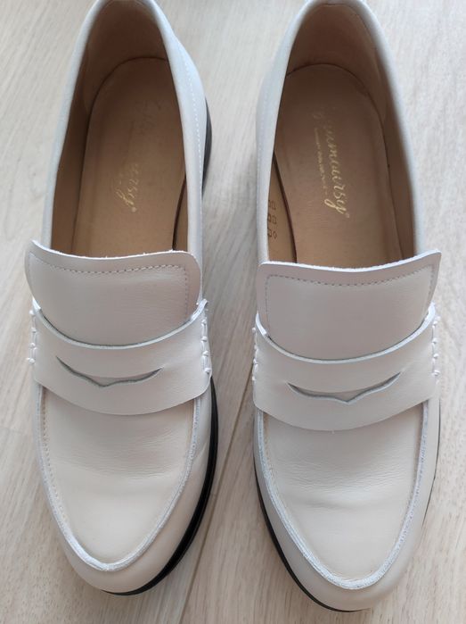 Skórzane mokasyny Over and Out Glamoursy rozmiar 39