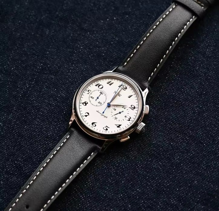 Zegarek męski NIW szafir stal hybrydowy mechaquartz Seiko VK64 40mm