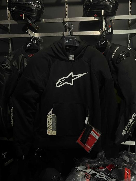 Bluza codzienna ALPINESTARS AGELESS HOODIE V3 BLACK/GREY !Pytaj o dostępność!