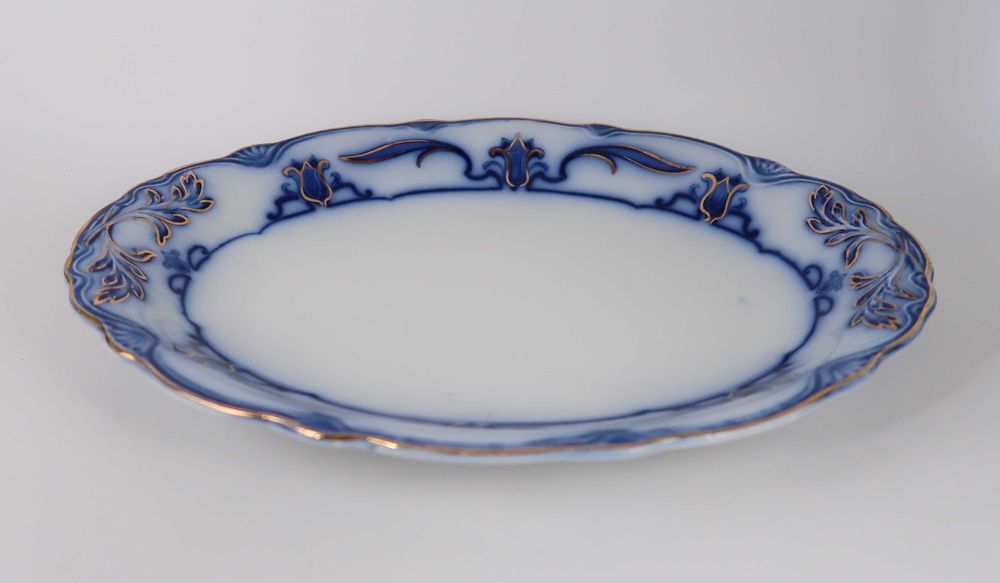 Travessa Lotus Grindley Flow Blue - 30 cm