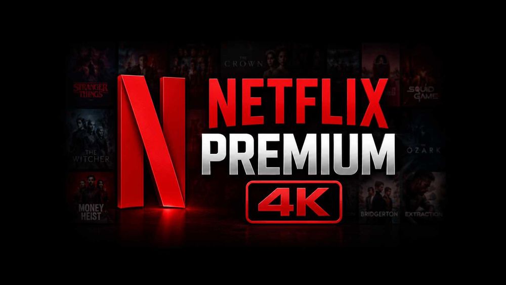 Подписка Netflix Нетфликс 4k HDR