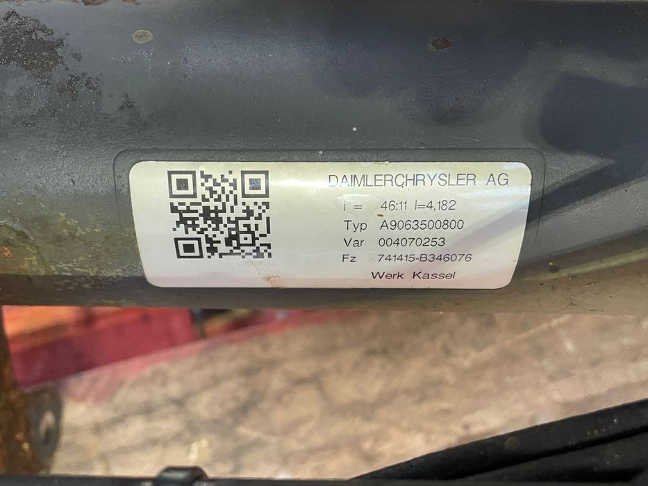 Diferencial traseiro Mercedes Sprinter W906 Ano: 2006