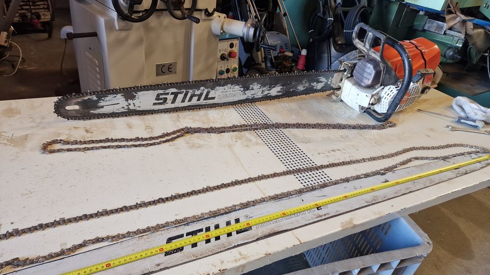 Motosserra stihl A gasolina 6.40 kw 881 o melhor e mais potente do mun
