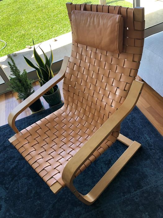 Cadeirão vintage IKEA Poang de Noboru Nakamura