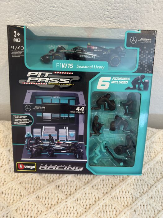 Formula 1. Pit Stop/ Boxes completo. Tamanho 1/43. Valor unitário