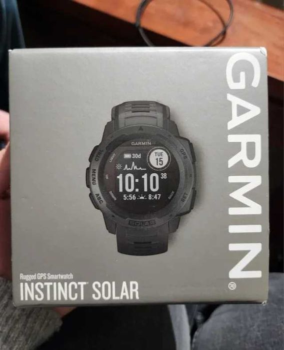 Relógio Garmin Instinct Solar Cinzento
