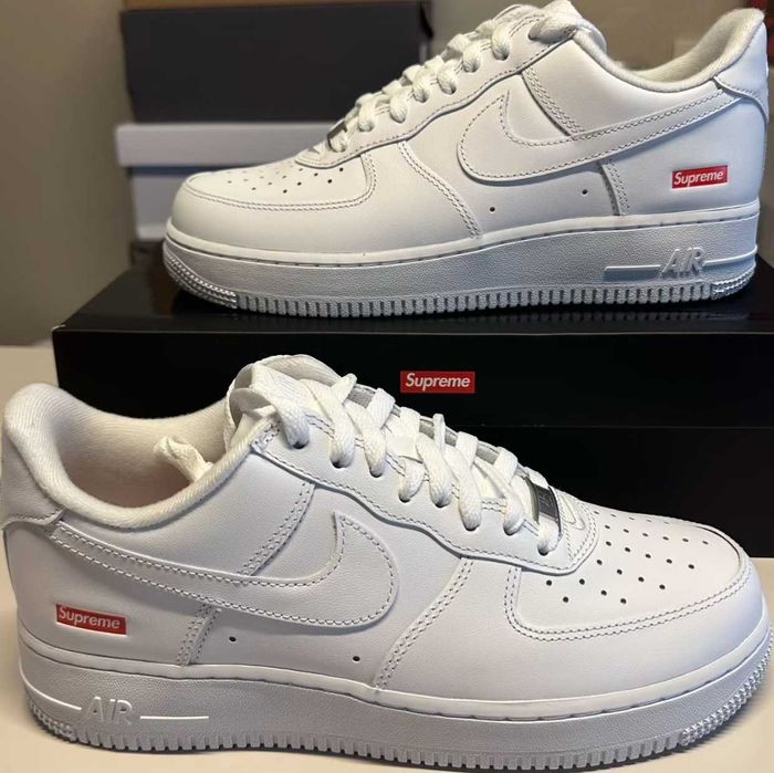 Buty Nike Air Force 1 Low Supreme Białe R.39