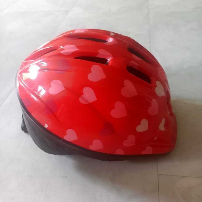 Profex Kask rowerowy dziecięcy "Serca" XS/S- regulowany