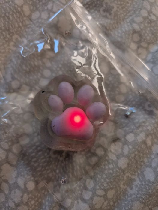 Таба лапки велика і маленькі, світиться