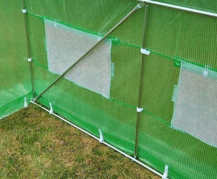 Nowy TUNEL FOLIOWY OGRODOWY szklarnia do ogrodu 2x2 4m2