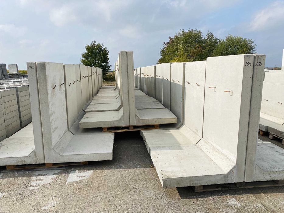 Murek oporowy, Ścianka typu L, Elka