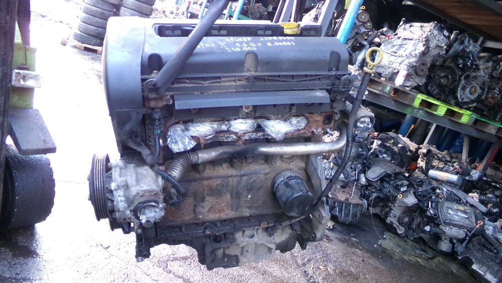 Sty6 Silnik Z16XEP opel astra II G H 1.6 16v 240tyś wysyłka gwarancja
