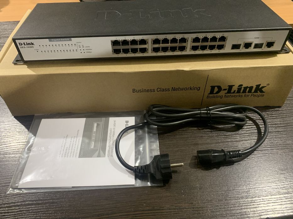 Комутатор некерований Gigabit Switch D-LINK DES-1026G
