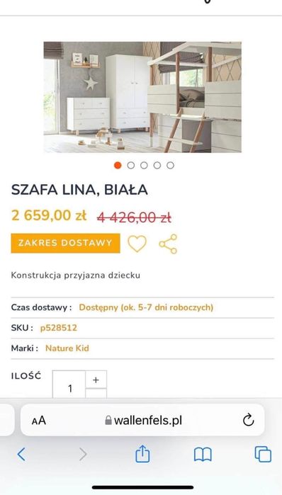 Zestaw mebli dziecięcych