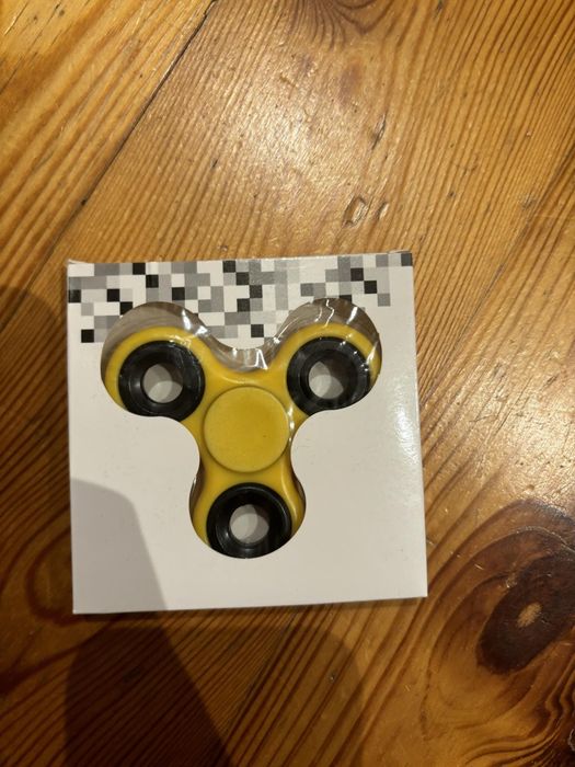 fidget spinner żółty