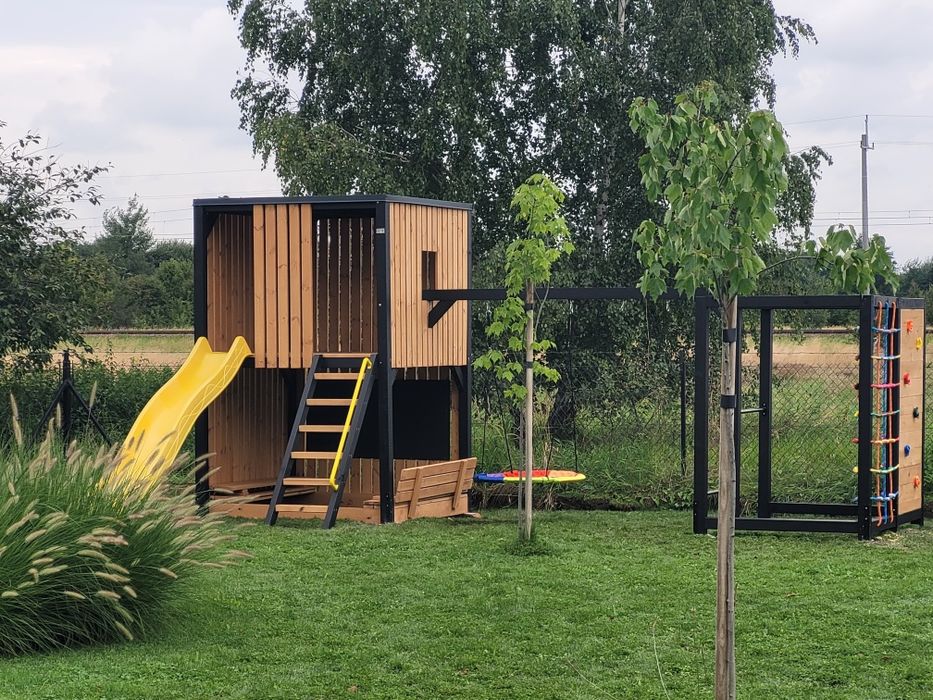 Plac zabaw PZ 02.4 + "siłownia"