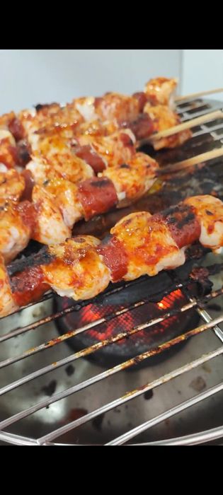 Grelhador barbecue flama MasterGrill