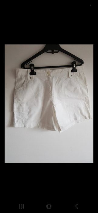 Spodenki na lato biale r 40
