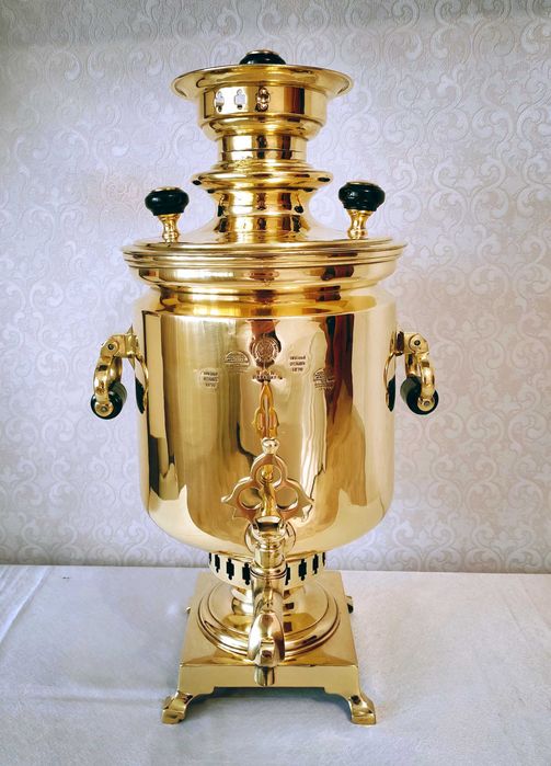 Царский угольный самовар 