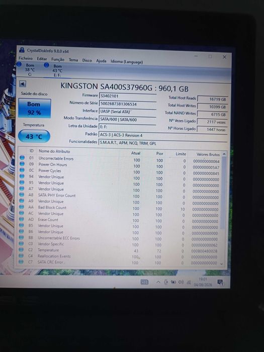 Ssd 1tb Kingston 2.5 sata