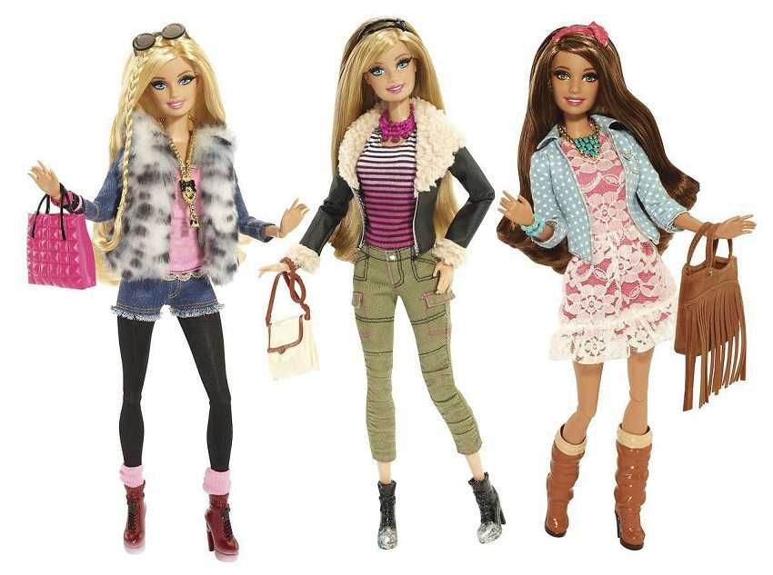 BARBIE STYLE LUX FASHIONISTAS rzęsy  dodatki Nowa Unikat 2013