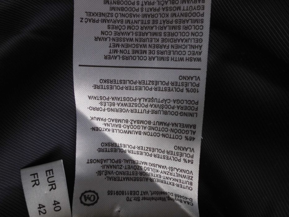 Żakiet marynarka z miękkiej bawełny