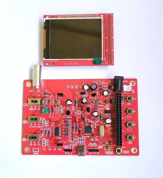 Цифровий осцилограф DSO138 200 кГц заводська збірка корпус