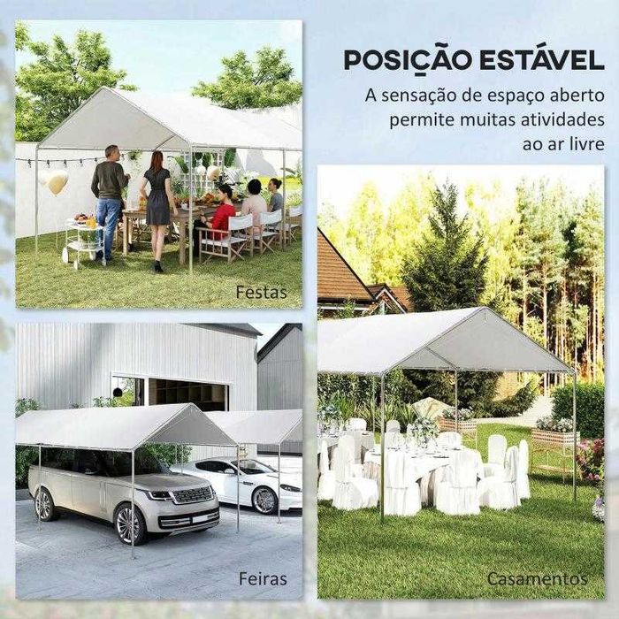 Tenda Garagem para Carro 3x6 m