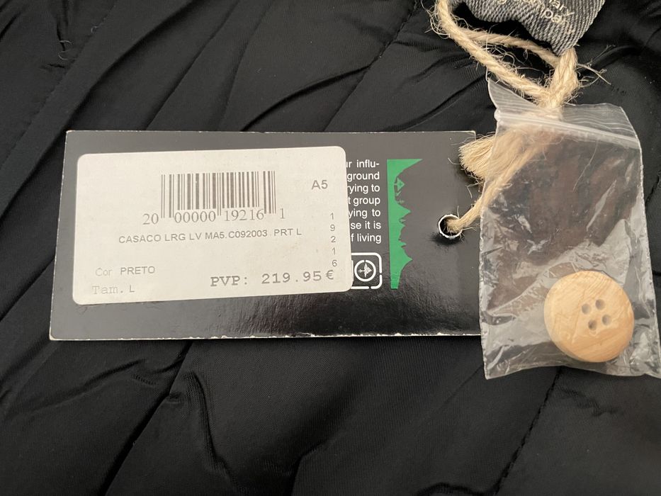 Casaco LRG Coat L Cinza