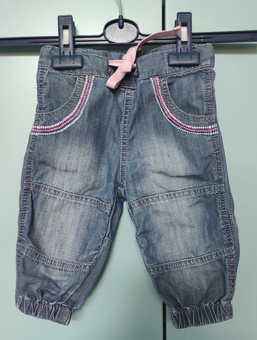 Spodenki jogery jeansowe Reserved rozmiar 68 cm