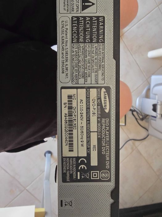 Leitor de DVD Samsung