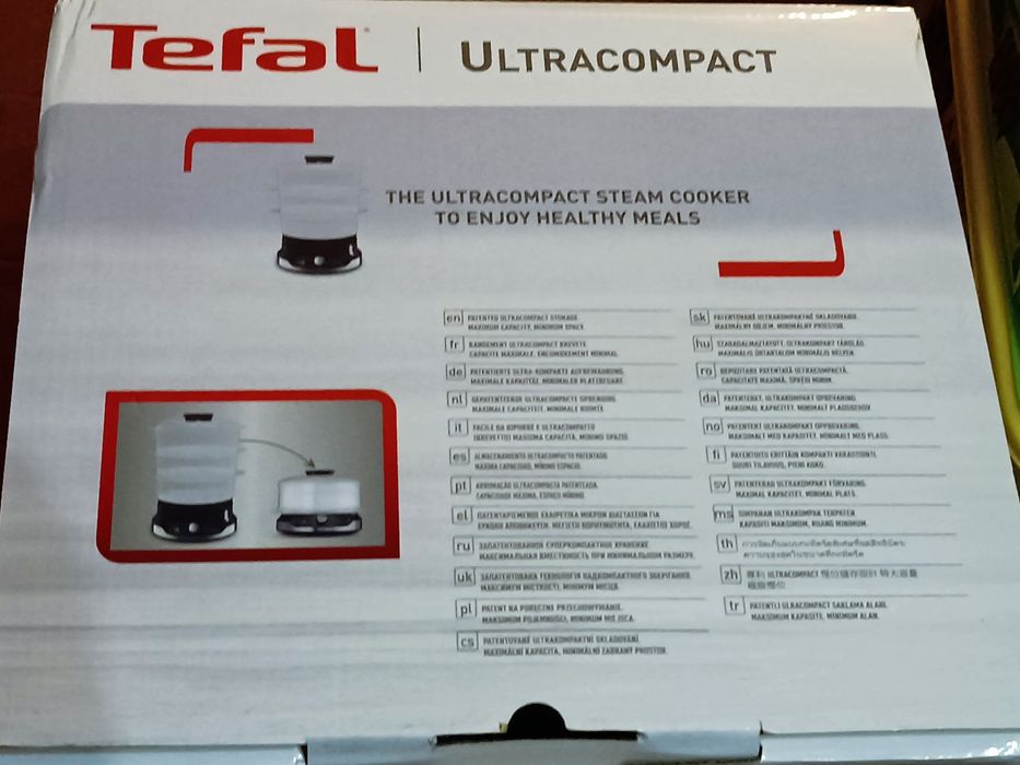 Vaporeira elétrica, máquina para cozinhar a vapor Tefal