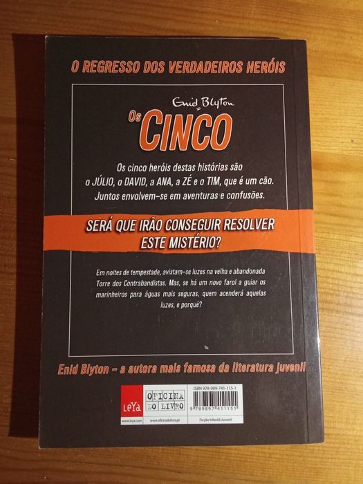 Livro Os cincos na torre do farol como novo