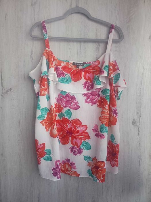 Bluzka w Kwiaty Bonmarche 20 48 4XL