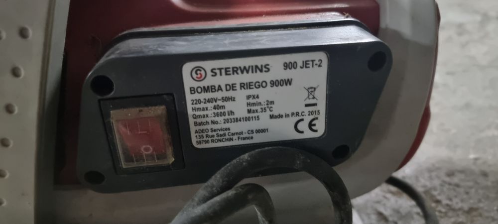 Bomba  Sterwins 900 jet 2