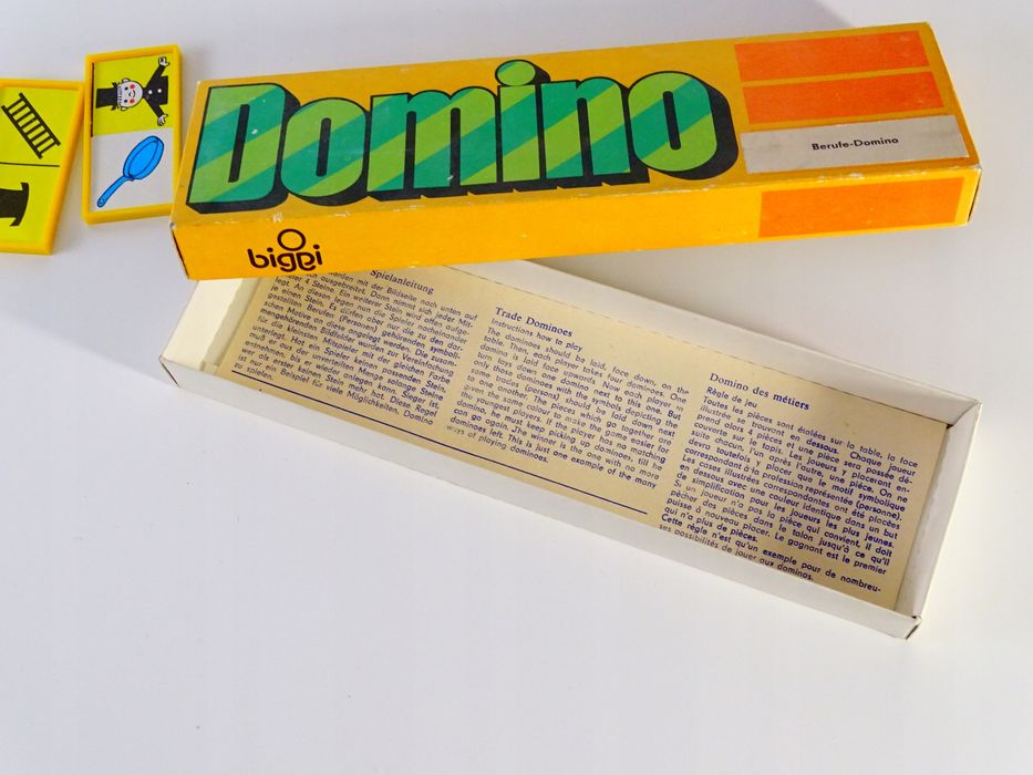 lata 70 stare domino gra zabawka ddr nrd