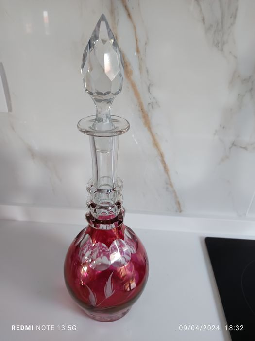 Licoreira cristal vermelho