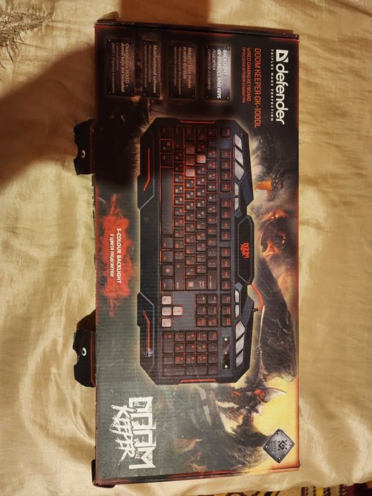 Игровая клавиатура DEFENDER DOOM KEEPER GK-100DL