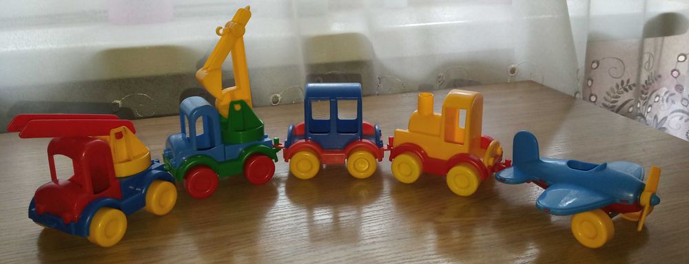 Машинки та літак Wader Kid Cars