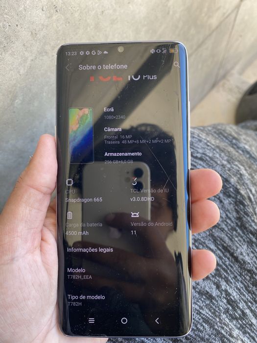 TCL 10 plus 256GB 6 ram