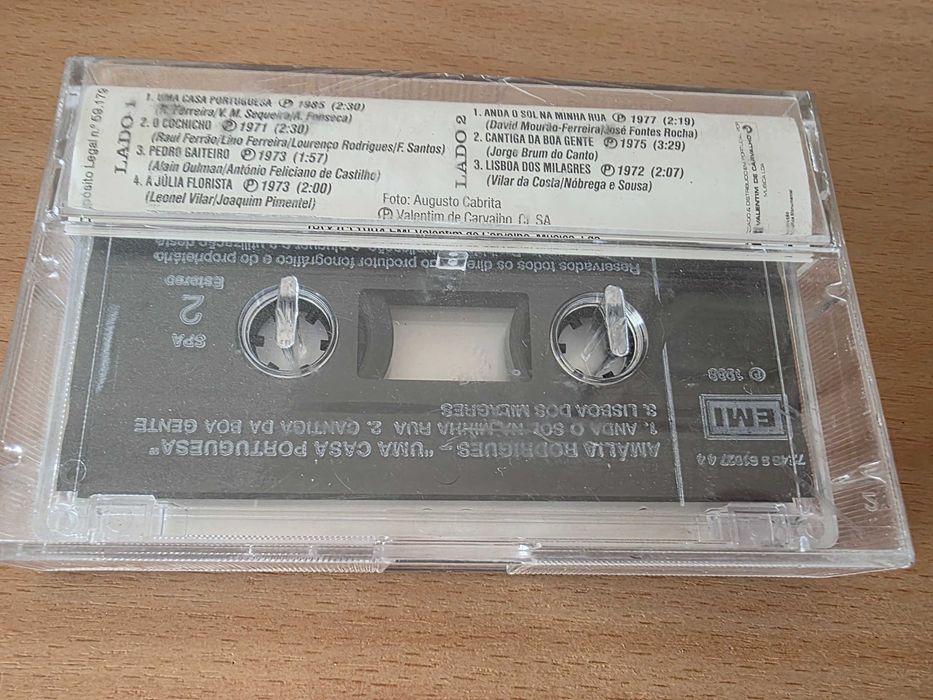 Cassete áudio "Amália Rodrigues - Super Êxitos"