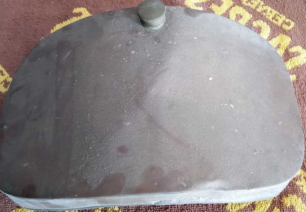 Aquecedor abdominal em latão, peça vintage