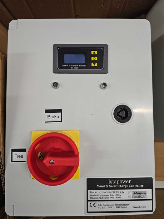 Розпродаж! Горизонтальный ветрогенератор 1000Вт 24В + MPPT контроллер