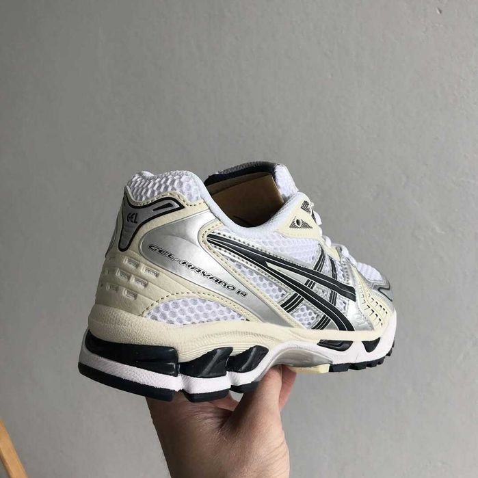 ‼️Останні Розміри‼️Кроссовки Asics Gel-Kayano 14 White Midnight/Жіночі Кросівки Асікс