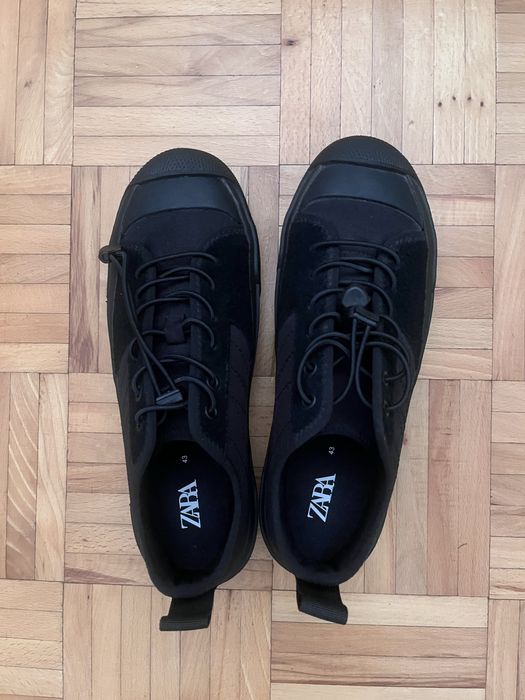 Sneakersy czarne meskie Zara